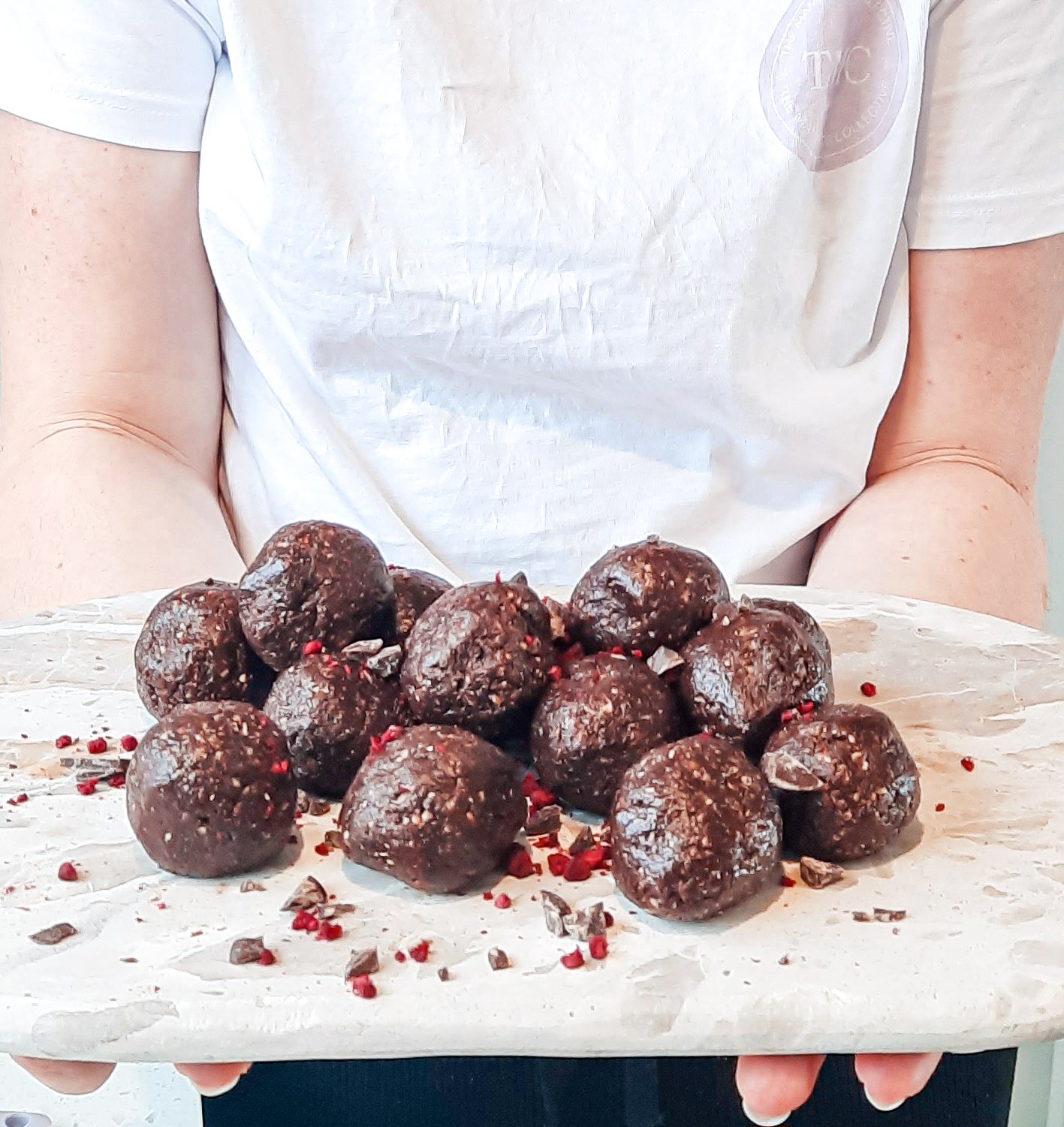 Fudgey Chocolate & Raspberry Fudge Bites