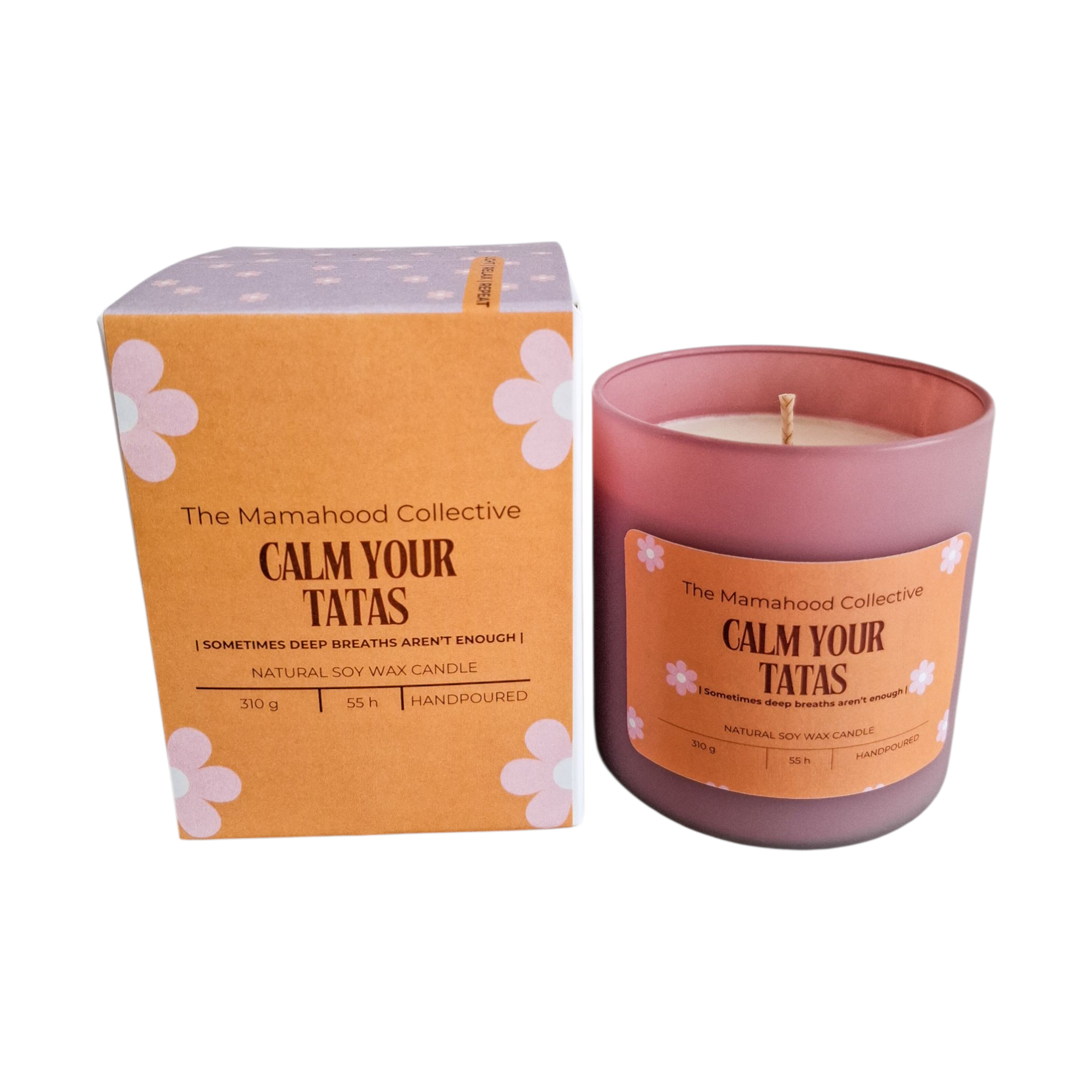 Calm Ya Tatas - 310ml Boxed Soy Candle
