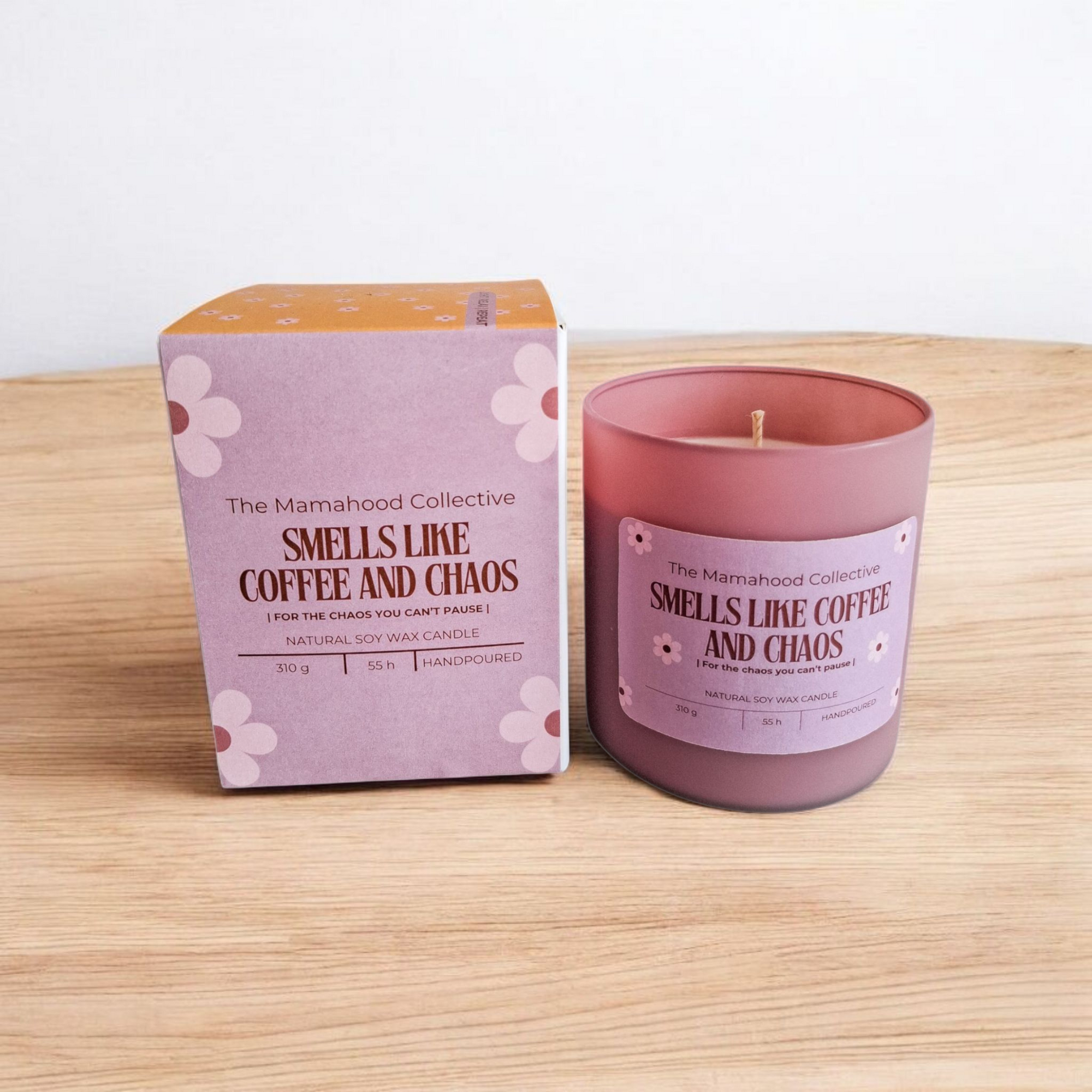 Smells Like Coffee & Chaos - 310ml Boxed Soy Candle