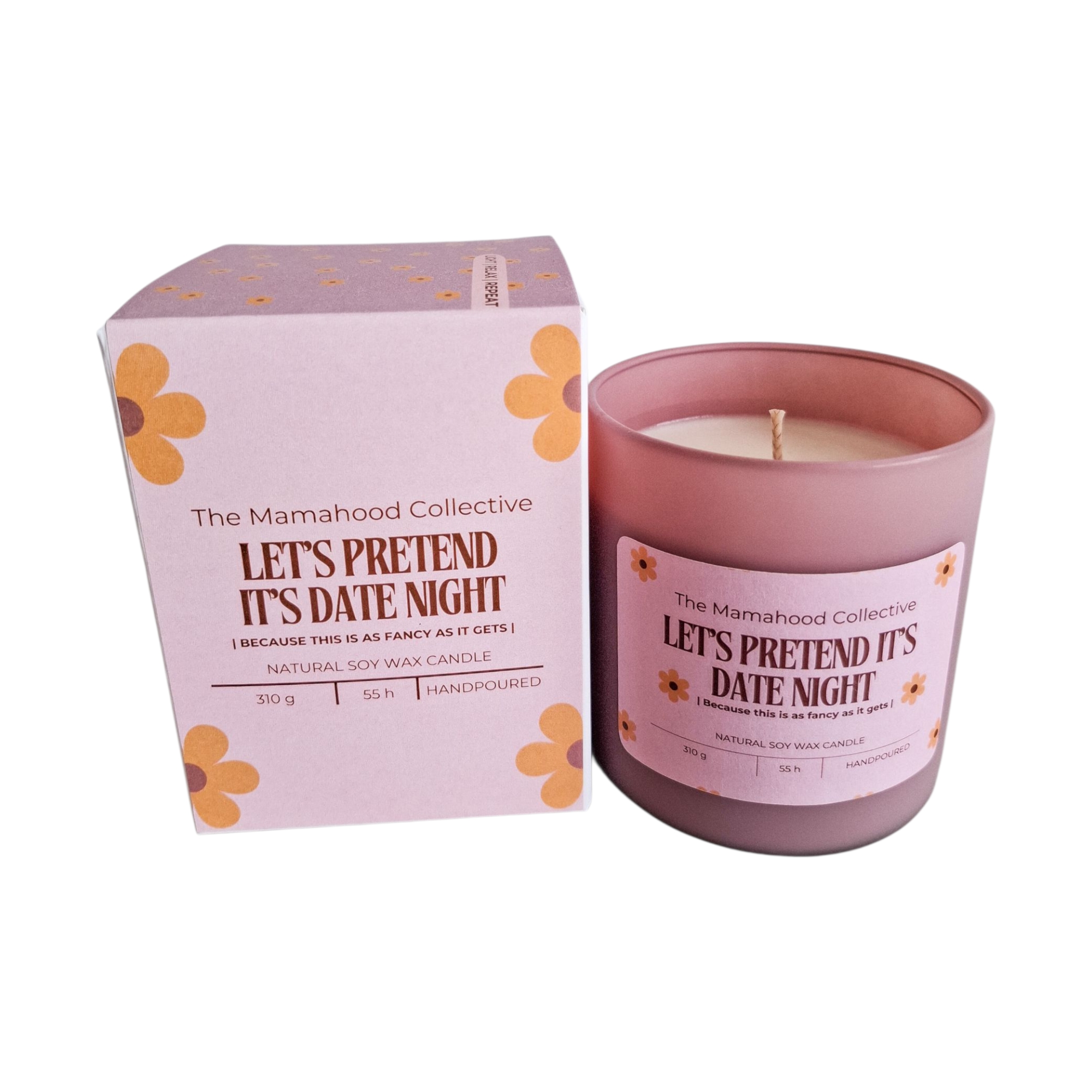 Let's Pretend it's Date Night - 310ml Boxed Soy Candle